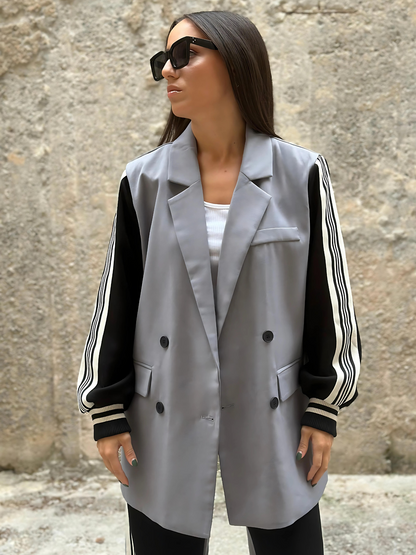 γυναικεία ρούχα, γυναικεια ρουχα, style, στιλ, style loft, stylaloft.com, styleloft, fashion, μόδα, μοδα, γυναίκα, oversized σακάκι, oversized σακακι, κοστούμι, γυναικείο κοστούμι, κοστουμι, γυναικειο κοστουμι, γκρι κοστούμι, γκρι κοστουμι, casual κοστούμι, casual κοστουμι